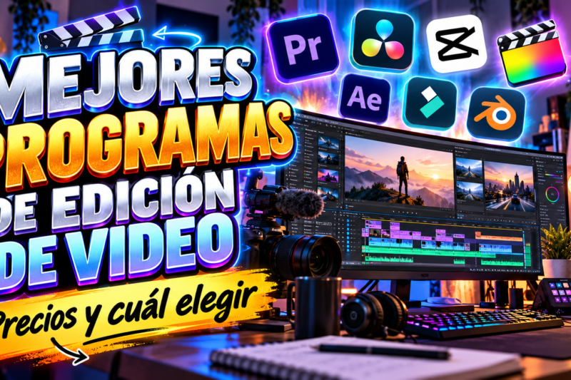 Mejores programas de edición de video para empresas: precios y cuál elegir