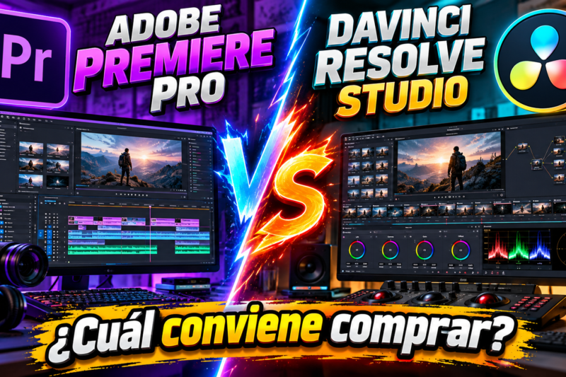Adobe Premiere Pro vs. DaVinci Resolve Studio: ¿cuál conviene comprar?